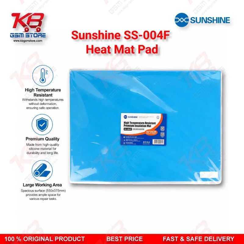 Sunshine SS-004F High Temperature Heat Insulation Silicone Mat for Mobile Repair