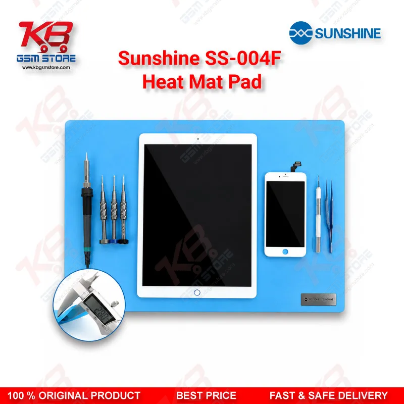Sunshine SS-004F High Temperature Heat Insulation Silicone Mat for Mobile Repair