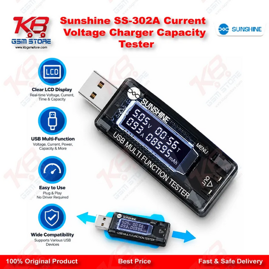 Sunshine SS-302A Current Voltage Charger Capacity Tester