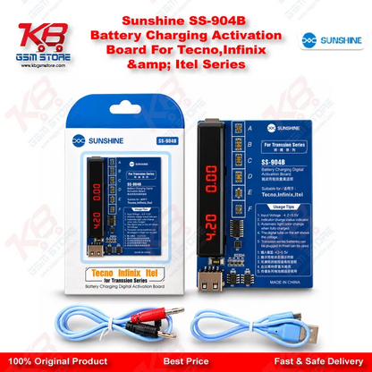 Sunshine SS-904B Battery Charging Activation Board For Tecno,Infinix & Itel Series