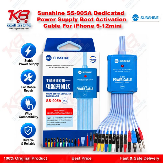 Sunshine SS-905A Dedicated Power Supply Boot Activation Cable For iPhone 5-12mini
