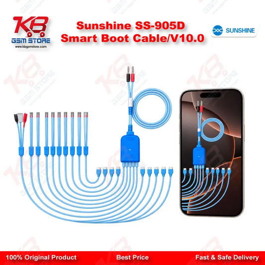 Sunshine SS-905D Smart Boot Cable V10.0 – Battery-Free Boot Power Cable for iPhone 6S–16 Series & Android