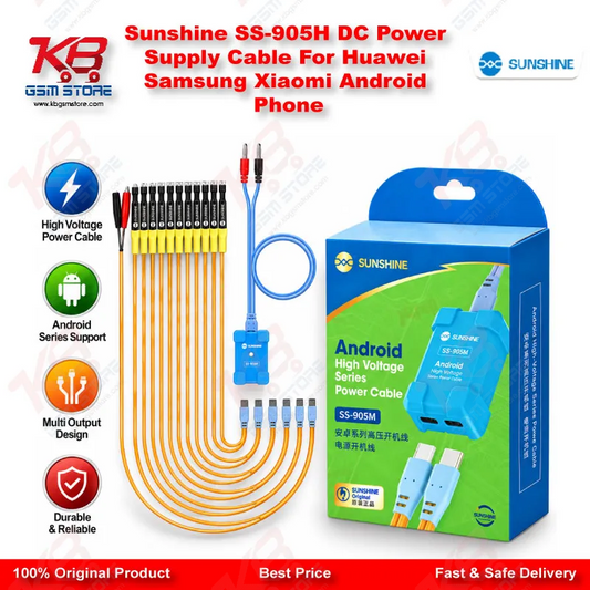 Sunshine SS-905H DC Power Supply Cable For Huawei Samsung Xiaomi Android Phone