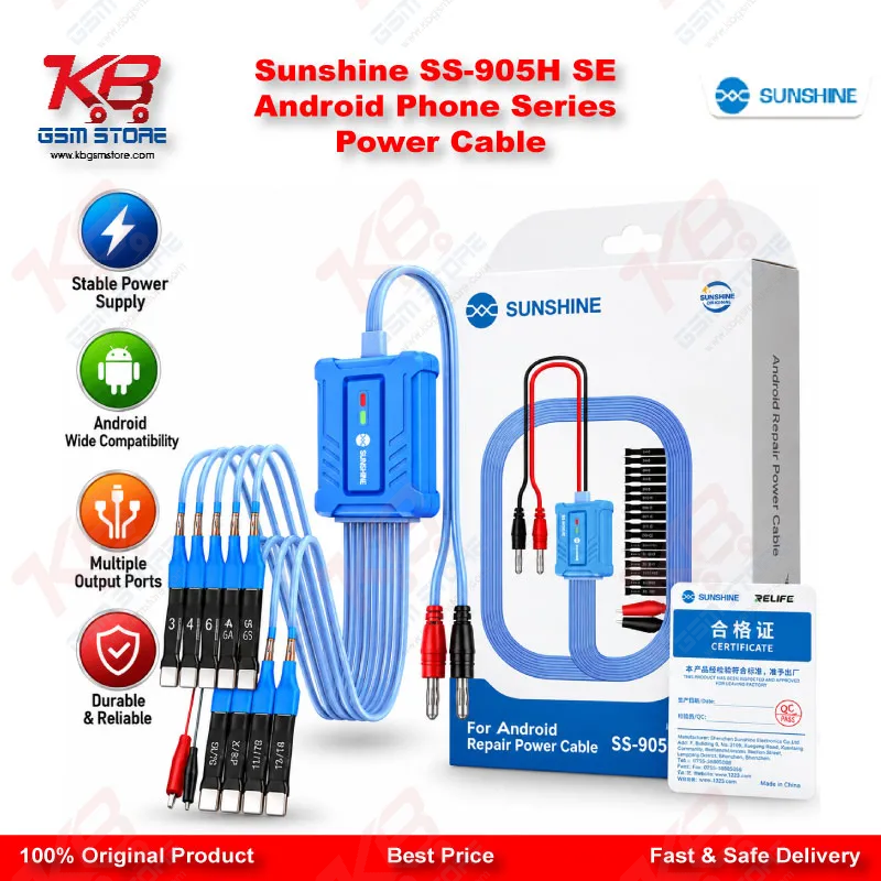 Sunshine SS-905H SE Android Phone Series Power Cable
