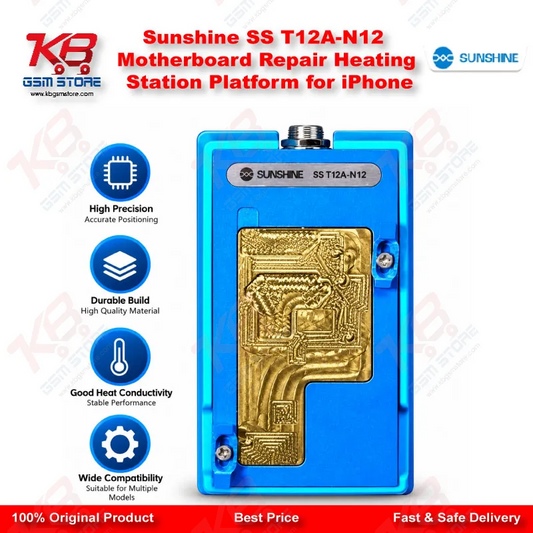 Sunshine SS T12A-N12 Motherboard Repair Heating Station Platform for iPhone