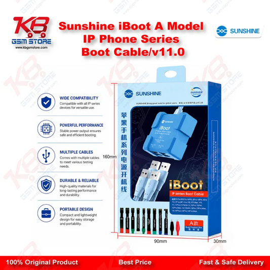 Sunshine iBoot A Model iPhone Boot Cable V11.0 – Battery-Free Power Boot Test Cable
