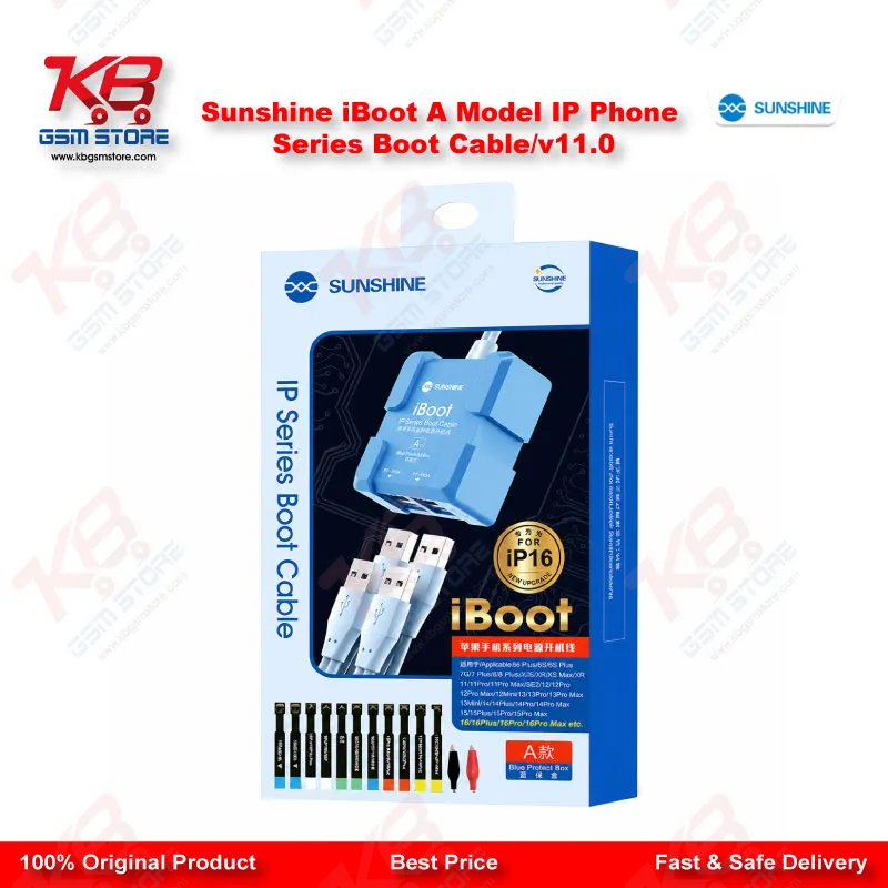 Sunshine iBoot A V11.0 Boot Power Cable – iPhone Battery Boot & Current Test Line