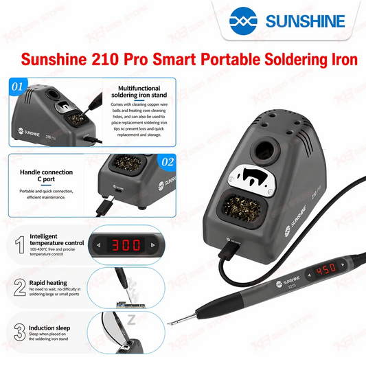 Sunshine 210 Pro Smart Portable Soldering Iron