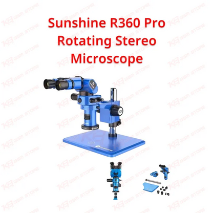 Sunshine R360 Pro Rotating Stereo Microscope