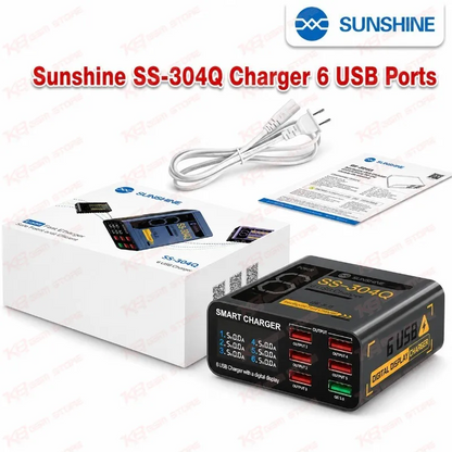 Sunshine SS-304Q Charger 6 USB Ports