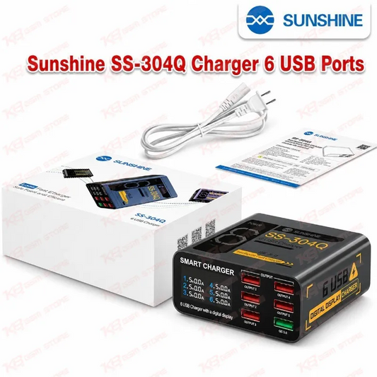Sunshine SS-304Q Charger 6 USB Ports