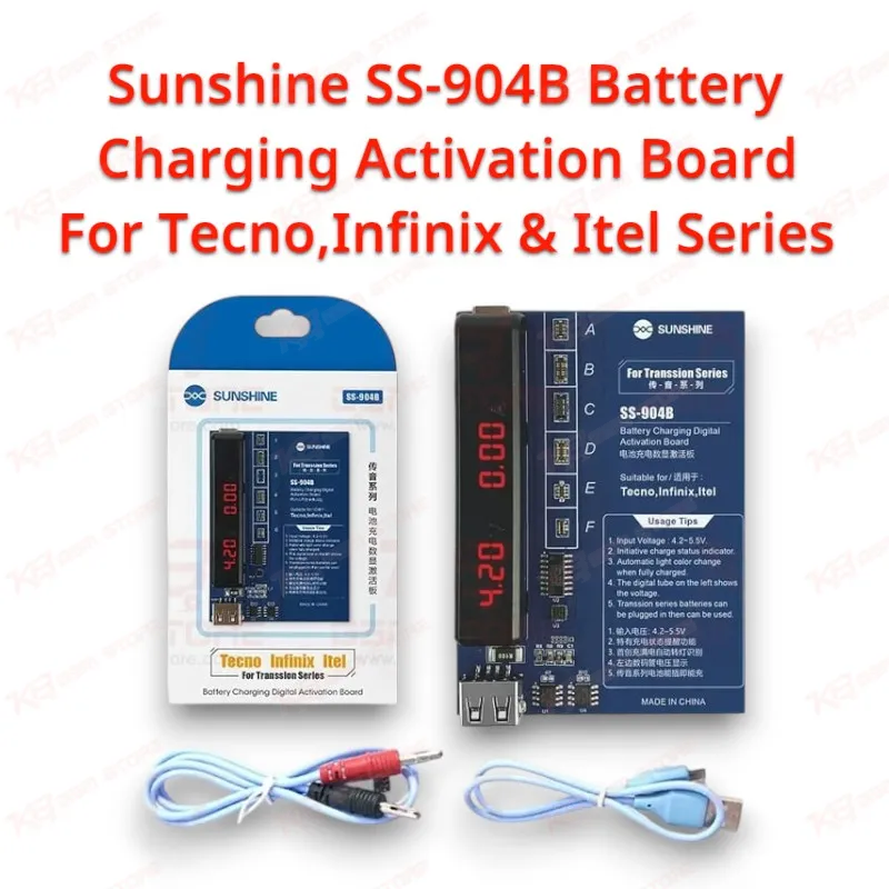 Sunshine SS-904B Battery Charging Activation Board For Tecno,Infinix & Itel Series