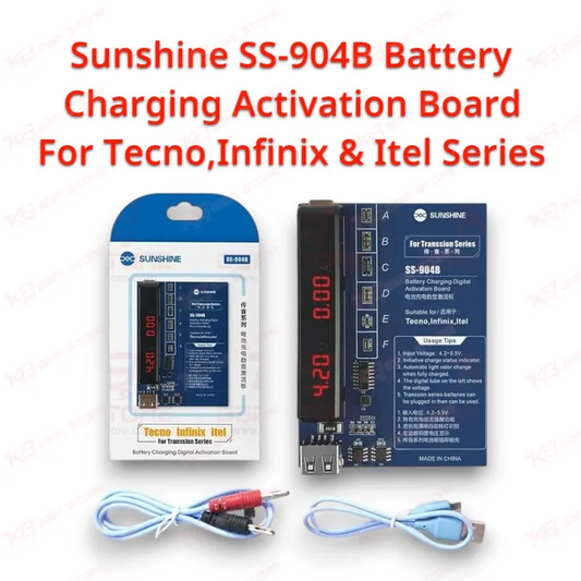 Sunshine SS-904B Battery Charging Activation Board For Tecno,Infinix & Itel Series