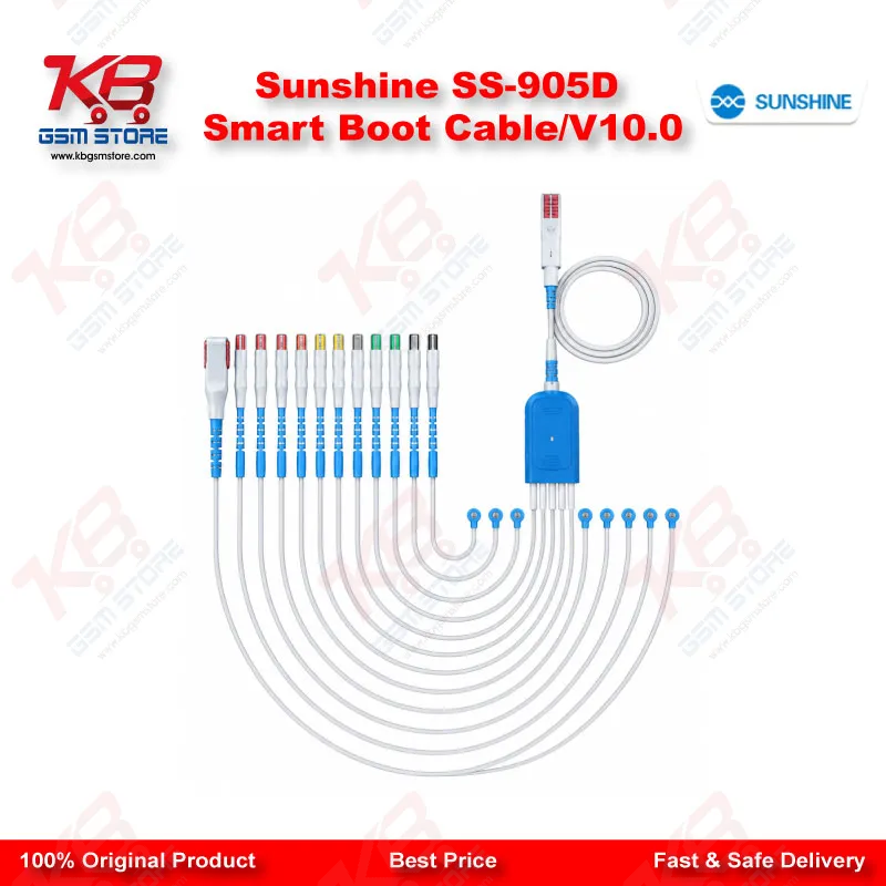 Sunshine SS-905D Smart Boot Cable V10.0 – Battery-Free Boot Power Cable for iPhone 6S–16 Series & Android