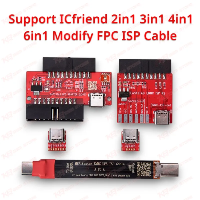 Support ICfriend 2in1 3in1 4in1 6in1 Modify FPC ISP Cable