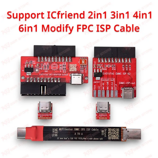 Support ICfriend 2in1 3in1 4in1 6in1 Modify FPC ISP Cable