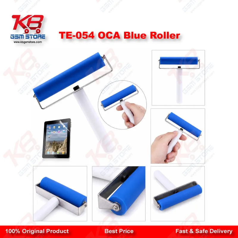 TE-054 OCA Blue Silicone Roller – Bubble-Free Screen Film & Polarizer Pasting Tool