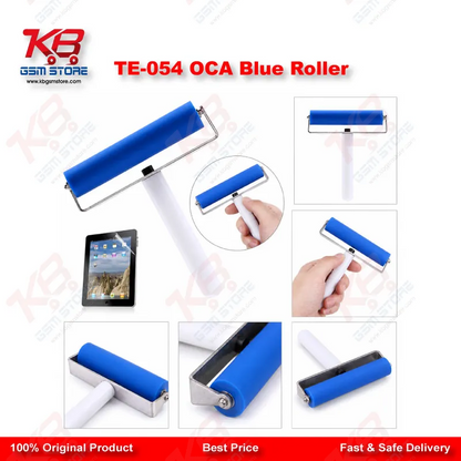 TE-054 OCA Blue Silicone Roller – Bubble-Free Screen Film & Polarizer Pasting Tool