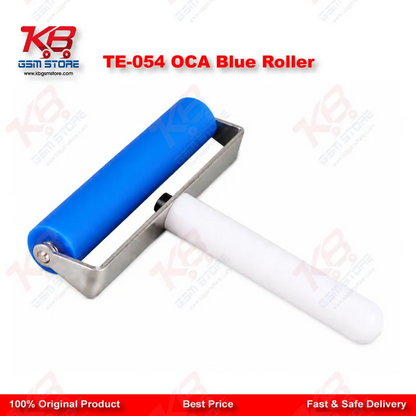 TE-054 OCA Blue Silicone Roller – Bubble-Free Screen Film & Polarizer Pasting Tool