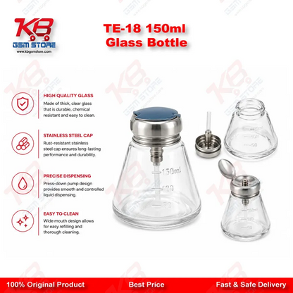 TE-18 150ml Glass Bottle