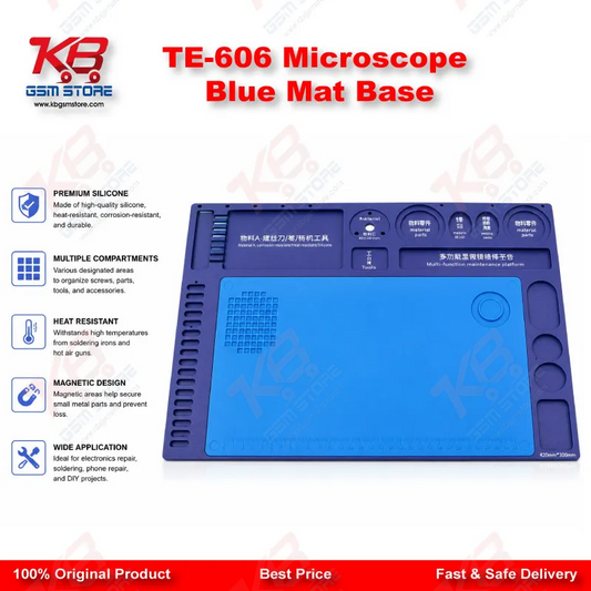 TE-606 Microscope Blue Mat Base