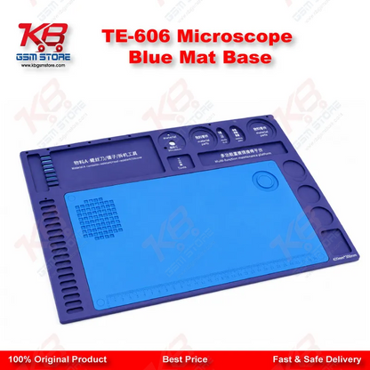 TE-606 Microscope Blue Mat Base