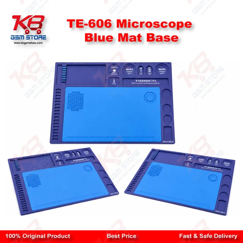TE-606 Microscope Blue Mat Base