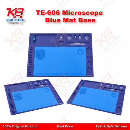 TE-606 Microscope Blue Mat Base