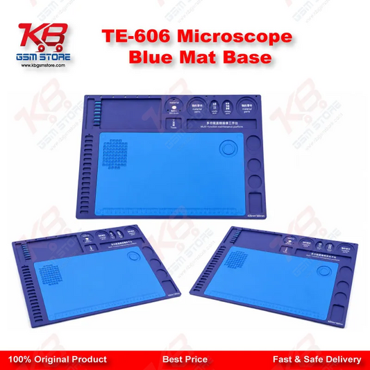 TE-606 Microscope Blue Mat Base