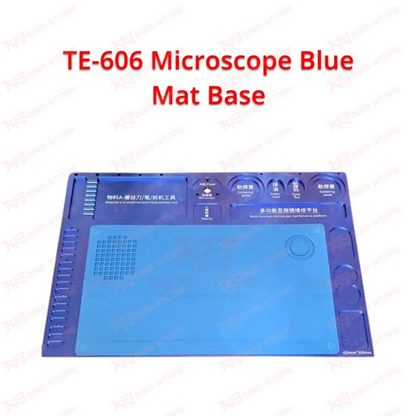 TE-606 Microscope Blue Mat Base