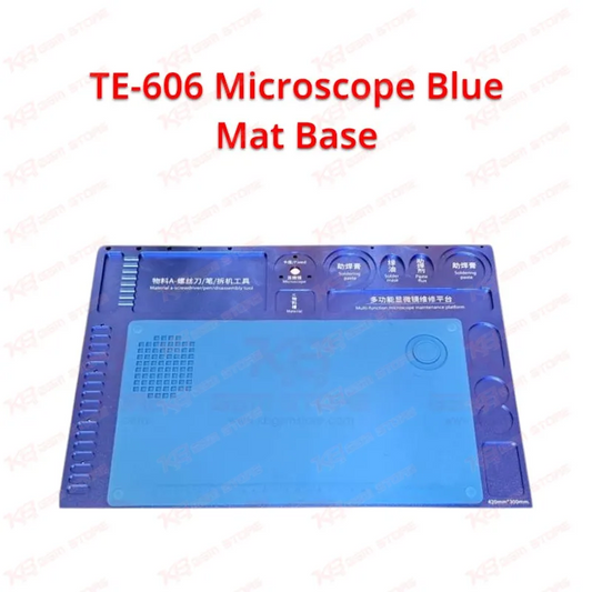 TE-606 Microscope Blue Mat Base