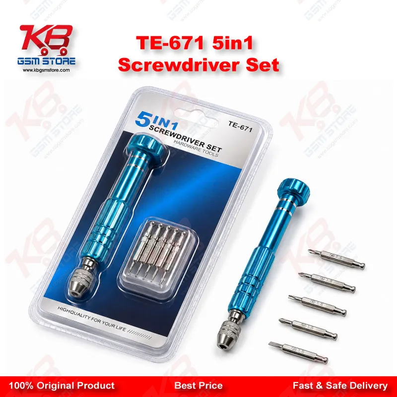 TE-671 5in1 Screwdriver Set