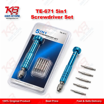 TE-671 5in1 Screwdriver Set