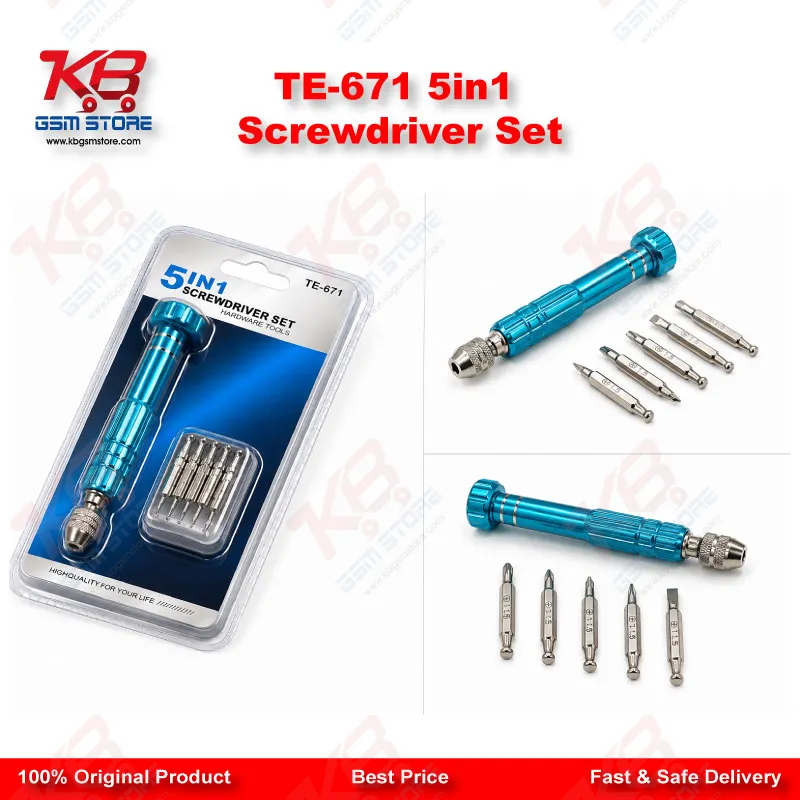 TE-671 5in1 Screwdriver Set
