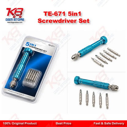 TE-671 5in1 Screwdriver Set