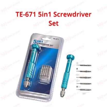 TE-671 5in1 Screwdriver Set