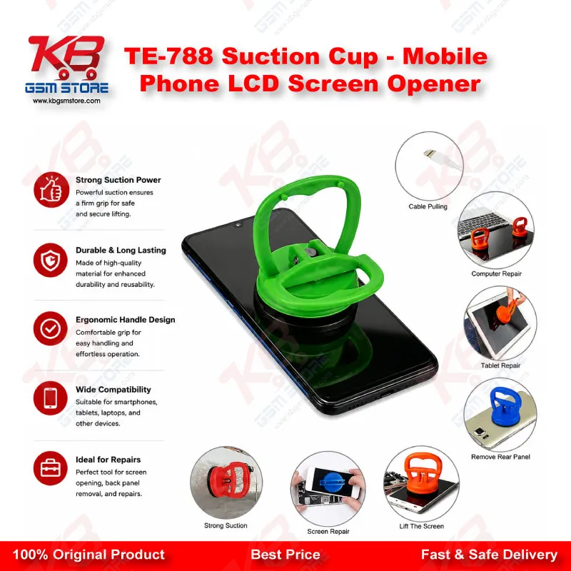 TE-788 Suction Cup – Mobile Phone LCD Screen Opener