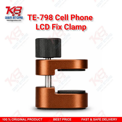 TE-798 LCD Screen Fastening Clamp – Adjustable Metal Fixture for Mobile & Tablet Repair (4Pcs Set)