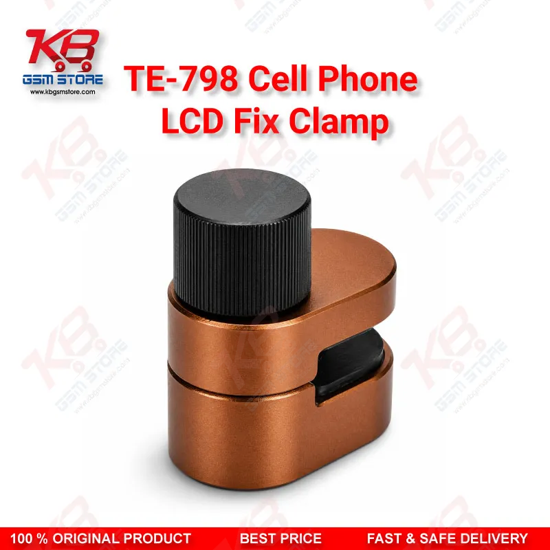 TE-798 LCD Screen Fastening Clamp – Adjustable Metal Fixture for Mobile & Tablet Repair (4Pcs Set)