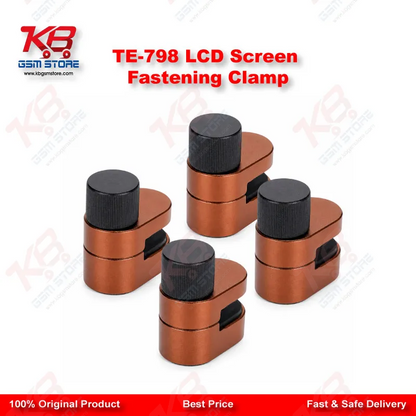 TE-798 LCD Screen Fastening Clamp – Adjustable Metal Fixture for Mobile & Tablet Repair (4Pcs Set)