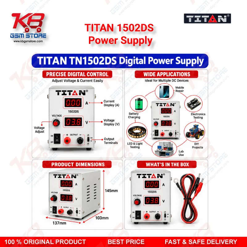 TITAN 1502DS Power Supply