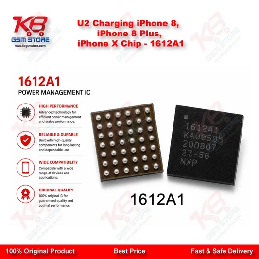 U2 Charging iPhone 8, iPhone 8 Plus, iPhone X Chip – 1612A1