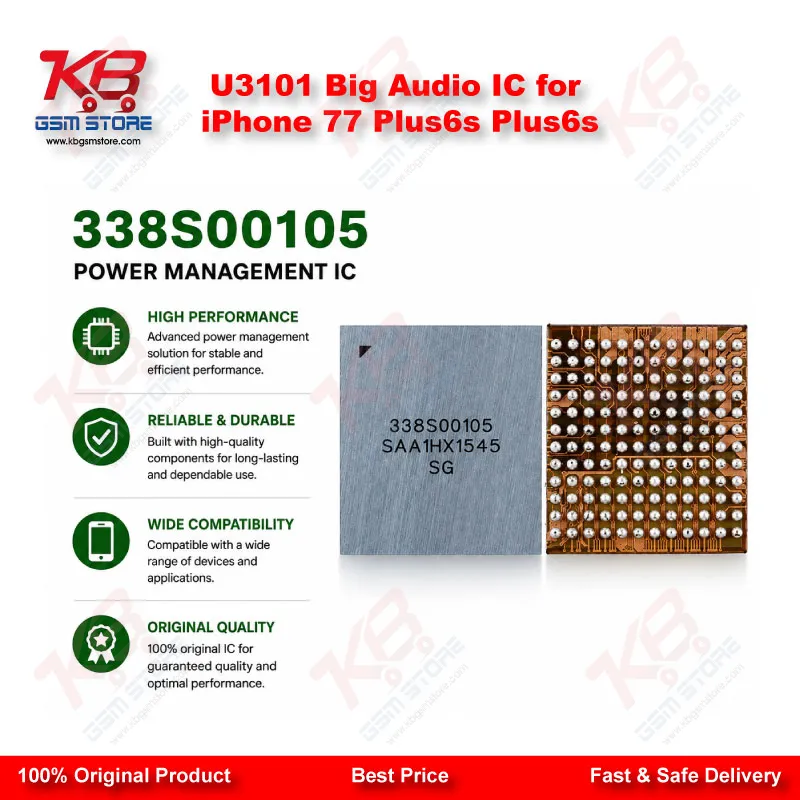 U3101 Big Audio IC for iPhone 7/7 Plus/6s Plus/6s