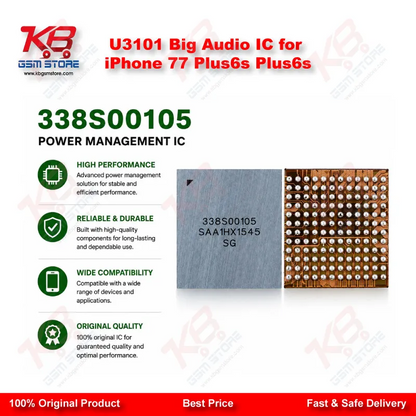 U3101 Big Audio IC for iPhone 7/7 Plus/6s Plus/6s
