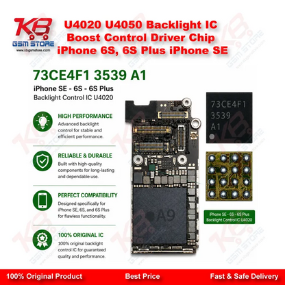 U4020 U4050 Backlight IC Boost Control Driver Chip iPhone 6S, 6S Plus iPhone SE