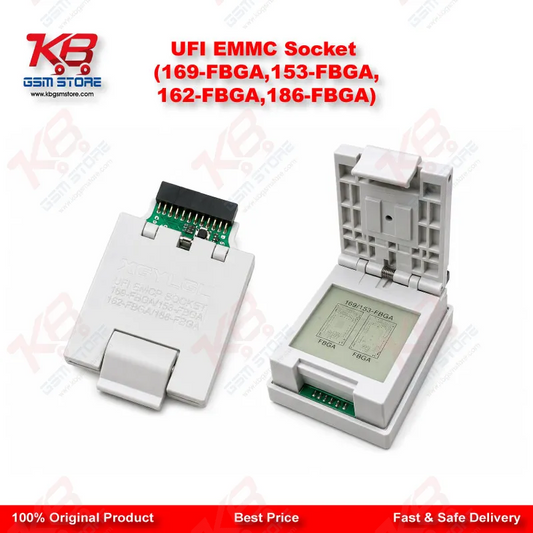 UFI EMMC Socket (169-FBGA,153-FBGA,162-FBGA,186-FBGA)