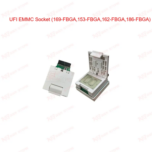 UFI EMMC Socket (169-FBGA,153-FBGA,162-FBGA,186-FBGA)