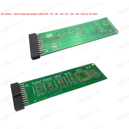 UFI eMMC – BGA Soldering Adapter (BGA169  153  186  162  221  254  529  100) for UFI-Box