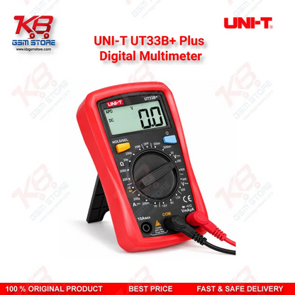 UNI-T UT33B+ Plus Digital Multimeter – Palm Size CAT II 600V Multimeter for Mobile Repair Technicians