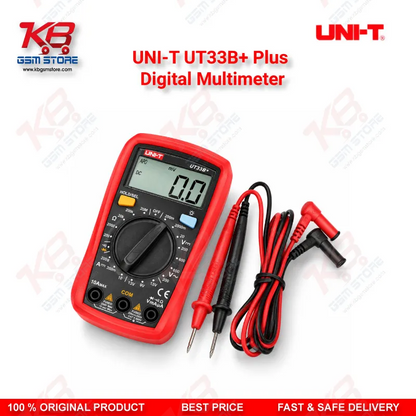 UNI-T UT33B+ Plus Digital Multimeter – Palm Size CAT II 600V Multimeter for Mobile Repair Technicians